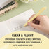 Fulmoon 50 Pcs Ballpoint Pens Bulk Retractable Comfortable Writing Pens Black Ink Pens Cute Back to School Supplies in Medium Point 1.0 mm for Tea...