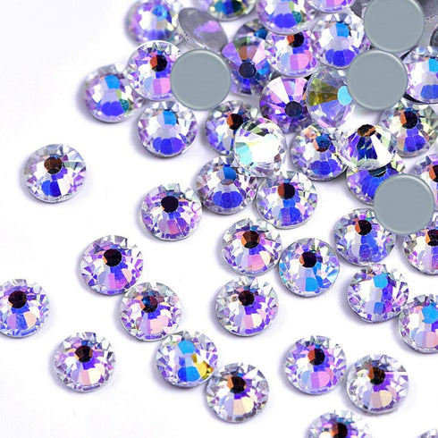 Dowarm 1440 Pieces Hotfix Crystal Rhinestones for Clothes Crafts, Hot Fix Glue on Flatback Crystals, Iron on Crystal Rhinestone (Moonlight/Starry ...