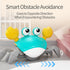 Deejoy Green Crawling Crab Toys with Light Up, Interactive Musical Toy with Automatically Avoid Obstacles, USB Rechargeable, Fun Moving Toy for Ba...