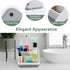 Bathroom Toothbrush Holders for Countertop - Electric Toothbrush Organizer 6 Slots Bamboo Tooth Brush Organization for Kids Family, Toothpaste Hol...