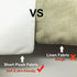VIPbuy Home Décor Super Soft Short Plush Square Throw Pillow Case Sofa Cushion Cover with Invisible Zipper- 18 x 18 inches -No Insert- Basketball ...