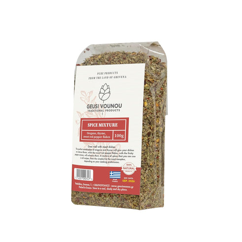 Mediterranean Spice Mixture from Greece, 100g - by Geusi Vounou...