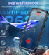 Design for iPhone 15 Pro case Waterproof 6.1'', Full Body Dust Proof Shockproof Phone Case Cover with Screen Protector- Black...