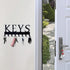 HappyHapi Key Holder Wall Mount, Metal Key Holder for Wall Decorative with 8 Key Hooks, Key Organizer Rack Hanger for Home, Entryway, Front Door, ...