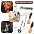 20 Pieces Charcuterie Board Accessories Spreader Knife Set Cheese Butter Spreader Knife Charcuterie Utensils with Wooden Handles Mini Serving Tong...