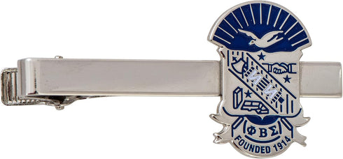 Desert Cactus Phi Beta Sigma Fraternity Silver Crest Tie Bar Greek Formal Wear Blazer Jacke...