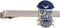 Desert Cactus Phi Beta Sigma Fraternity Silver Crest Tie Bar Greek Formal Wear Blazer Jacke...
