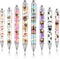 8 Pcs Ballpoint Pens for Women and Girls 1.00 mm Cute Writing Pens Black Ink Fancy Pens Fine Point Smooth Writing Pens for Journaling, Aesthetic S...