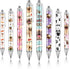 8 Pcs Ballpoint Pens for Women and Girls 1.00 mm Cute Writing Pens Black Ink Fancy Pens Fine Point Smooth Writing Pens for Journaling, Aesthetic S...
