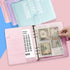 100 Envelopes Money Saving Challenge Binder, A5 Money Saving Challenge Book with Cash Envelopes, Savings Challenges Budget Book Binder to Save $5,...