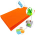 Jtnohx Stiff Craft Felt Sheets, 2mm Thick Felt Fabric for Crafts, 12pcs 7 x 11.3 inch Color Felt Squares for Sewing (Orange)...