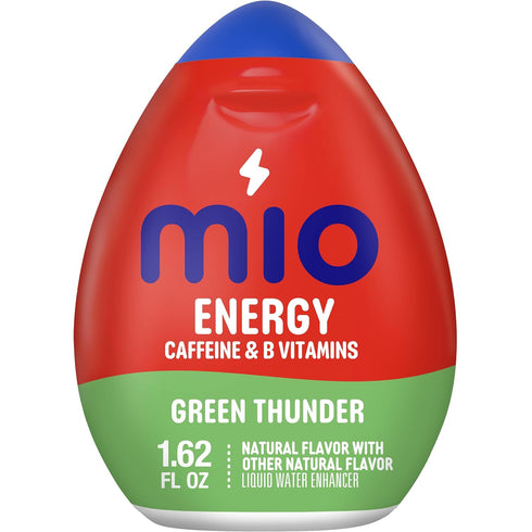 Mio Energy Liquid Water Enhancer, Green Thunder, 1.62 OZ, (Pack of 5)...