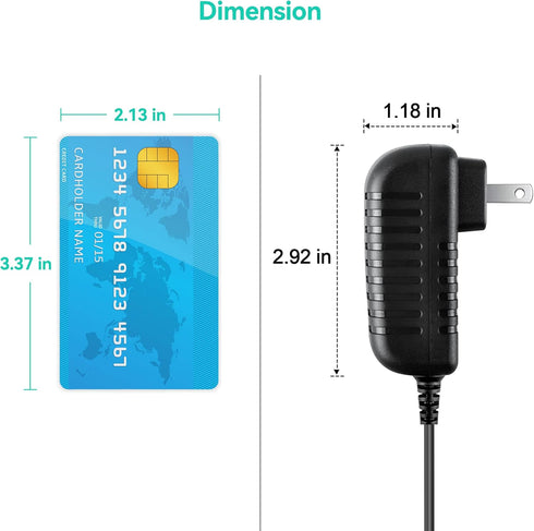9V AC Adapter Replacement for Pyle Pro PSBT65A PSBT65A.5 Bluetooth Karaoke PA Speaker System Charger Power Supply Cord...