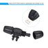 MECCANIXITY Drip Irrigation Barbed Tee 4-Way Fitting 8mm to 4mm ID Tubing for Garden Drip Tape Tubing Sprinkler System Black Pack of 10...