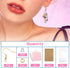 TOAOB 700pcs Earrings Making Kit with Hypoallergenic 925 Sterling Gold Earring Hooks Jump Rings Ear Backs Earring Display Cards and Bags Earring P...
