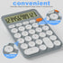Cute Calculators Desktop Size 6.3 * 4.3in/16 * 11cm, DECKLIT Battery 12 Digit Desk Calculator Extra Large LCD Display, Great Desktop Calculator Bi...