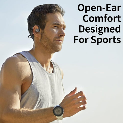 Bone Conduction Headphones Bluetooth Open Ear Earphones Wireless On Ear Headphones Up to 38 Hours Playtime Sport Wireless Headset for Running,Cycl...