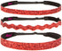 Hipsy Women's Adjustable NO SLIP Bling Glitter Headband Mixed Pack (Red 3pk)...
