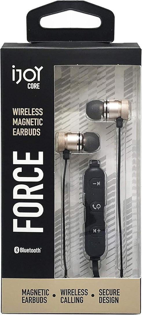 iJoy Bluetooth Wireless Sport Earbuds IPX4 Sweatproof Sport Headphones with Microphone, Noise Cancelling Earphones, Noise Cancelling Headset for W...