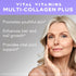 Vital Vitamins Multi Collagen Plus - Biotin, Hyaluronic Acid, Vitamin C - Collagen for Women & Men - Hair Growth Support Supplement - Skin, Nails ...