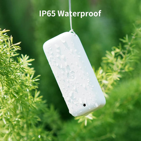 SwitchBot IP65 Indoor Outdoor Hygrometer Thermometer Wireless, 394ft Bluetooth Range, Refrigerator Thermometer, Dewpoint/VPD/Absolute Humidity Sen...