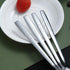 Berglander Dinnerware Set of 6, Stainless Steel Soup Spoons, Modern Table Spoon Set, Dishwasher Safe...