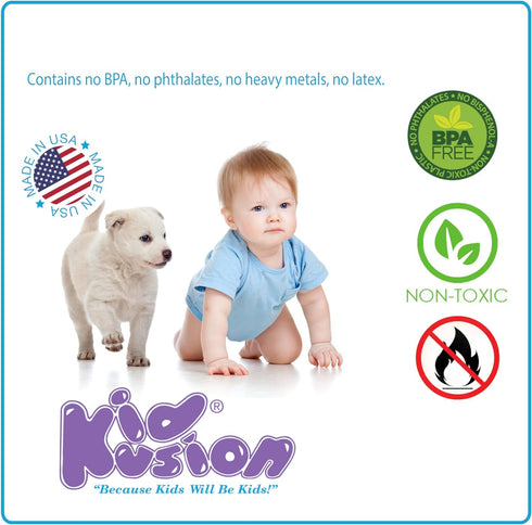 KidKusion Hearth Cushion | Made in USA | Taupe | 8.33 Ft of Padding | Child Safety, Edge and Corner Guard, Baby Proof Fireplace Bumper...