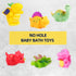 Bath Toys for Toddlers 1-3,6 Pcs No Hole Dinosaur Bathtub Toys for Infants 6-12-18 Months,Bath Toys Shower Toys Swimming Pool Toys for 1 -5 Year O...