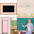 Blush Bulletin Board Border Pink Scalloped Border Trim for Classroom 52ft One Roll...