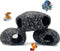 Hamiledyi Cichlid Rock Cave Betta Hideout Resin Aquarium Decoration Caves Small Fish Shelter Stone Hideaway Resin Fish Tank Accessories Ornaments ...