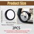2 Pack Blind Spot Mirror, 2" Round HD Glass Convex Rear View Mirrors, 360° Wide Angle Side Rear View Mirror, Universal Exterior Accessories for Mo...