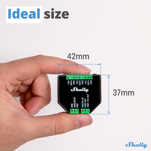 Shelly Plus Add-On | Bluetooth Add-On for Shelly Plus Devices | Measure Temperature and Humidity | Home Automation | Works with Alexa & Google Hom...