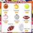 300 Pcs Sports Ball Beads for Jewelry Making, Acrylic Sports Beads Bulk, Baseball Basketball Volleyball Softball Football Tennis Beads with Stretc...