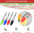 Mini Kitchen Tongs with Silicone Tips,Silicone Serving Tongs of 3 set,7 inch Non-stick Small Tongs with Stainless Steel Silicon Handles, Heat Resi...