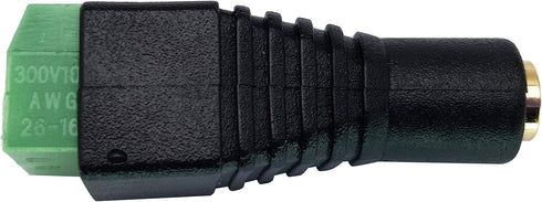 3 Pole 3.5mm Screw Terminal 3.5mm (1/8) Stereo Audio Female to 3 Pin Female Screw Terminal Double Track Headphone Balun Solderless Converter Adapt...