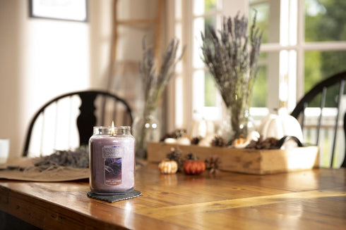 Yankee Candle Dried Lavender & Oak Scented Classic 22 Oz Large Jar Single Wick Aromatherapy Candle Over 110 Hours of Burn Time Ideal for Creating ...