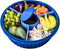 Yumbox® Poke Bowl, Leakproof Salad Bowl with lid, Removable 3-Section Divider, 4.2 Cups Volume, Easy-Open Triple Latches; removable and built-in t...