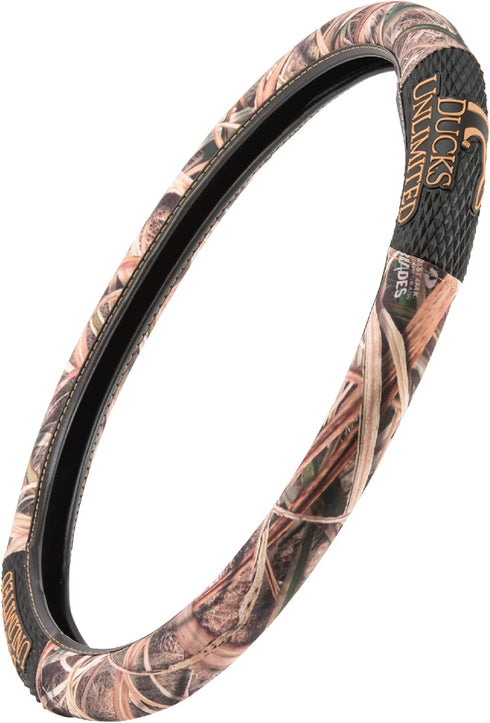 Ducks Unlimited Camo Steering Wheel Cover | Black/Shadow Grass Blades Hunting & Shooting Equipment, Black/Shadow Grass Blades, Single...
