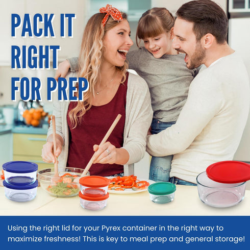 Replacement Lids for Pyrex Containers (2) 1-Cup (3) 2-Cup (2) 4-Cup (2) 7-Cup (Purple)...