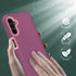 ONOLA Phone Case Compatible with Samsung Galaxy A14 5G with HD Screen Protector (2 Pack), Durable Shockproof 3-Layer Cover (WineRed Pink)...