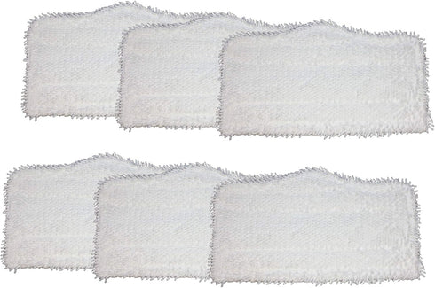 Shark Steam and Spray Mop Cleaning Pads 6 pc, for S3101, S3102, S3250, S3251, SK115, SK140, SK141, SK435CO, SK460...