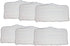 Shark Steam and Spray Mop Cleaning Pads 6 pc, for S3101, S3102, S3250, S3251, SK115, SK140, SK141, SK435CO, SK460...