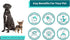 LickiMat X Large Breed Soother Dog Lick Mat Dog Calmer Slow Feeder, Anxiety Reliever Alternative to Puzzle Toys, Slow Feeding Bowls. Use Peanut Bu...