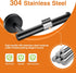 Matte Black Bathroom Toilet Paper Holder, Premium Thicken SUS304 Stainless Steel Rustproof Wall Mounted Toilet Tissue Roll Holder for Bathroom, Ki...