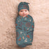 Swaddling Blanket for Baby, Sleeping Sacks, Unisex Baby Stuff with Hat, Western...