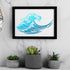 Beach Wave Stencils for Painting on Wood Reusable Canvas Nautical Sunrays Stencil for Crafts Kids Art Projects Drawing Card Making Pattern for Wal...