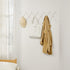 Wooden Wall Hanger Expandable Coat Rack Accordion Design 14 Peg Hooks for Hanging Storage Clothes, Hats,Caps,Scarves,Purses,Mug,Towels,Umbrella,Ac...