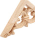 MUXSAM 4Pcs Wood Carved Appliques Onlays, Unpainted Wooden Corner Carvings Decals Frame Molding Set for Wall Door Mirror Cabinet Dresser Cupboard ...