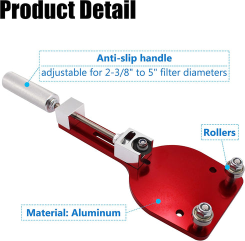 77750 Oil Filter Cutter Replacement for Longacre, Suitable for Filter Cutting Range 2 3/8"-5"....