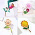 4 Pcs Elegant Flower Brooches Pin for Women Rhinestone Pearl Brooch Pins and Fashion rose Lapel Brooch pins for Women Girls Party Daily jewelry...